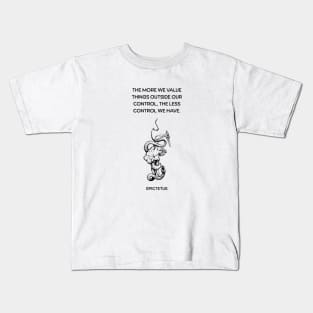 Epictetus Quote Kids T-Shirt